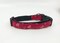 Valentines Day Dog Collar With Optional Flower Or Bow Tie Red Sparkly Hearts Adjustable Pet Collar Sizes XS, S, M, L, XL product 4